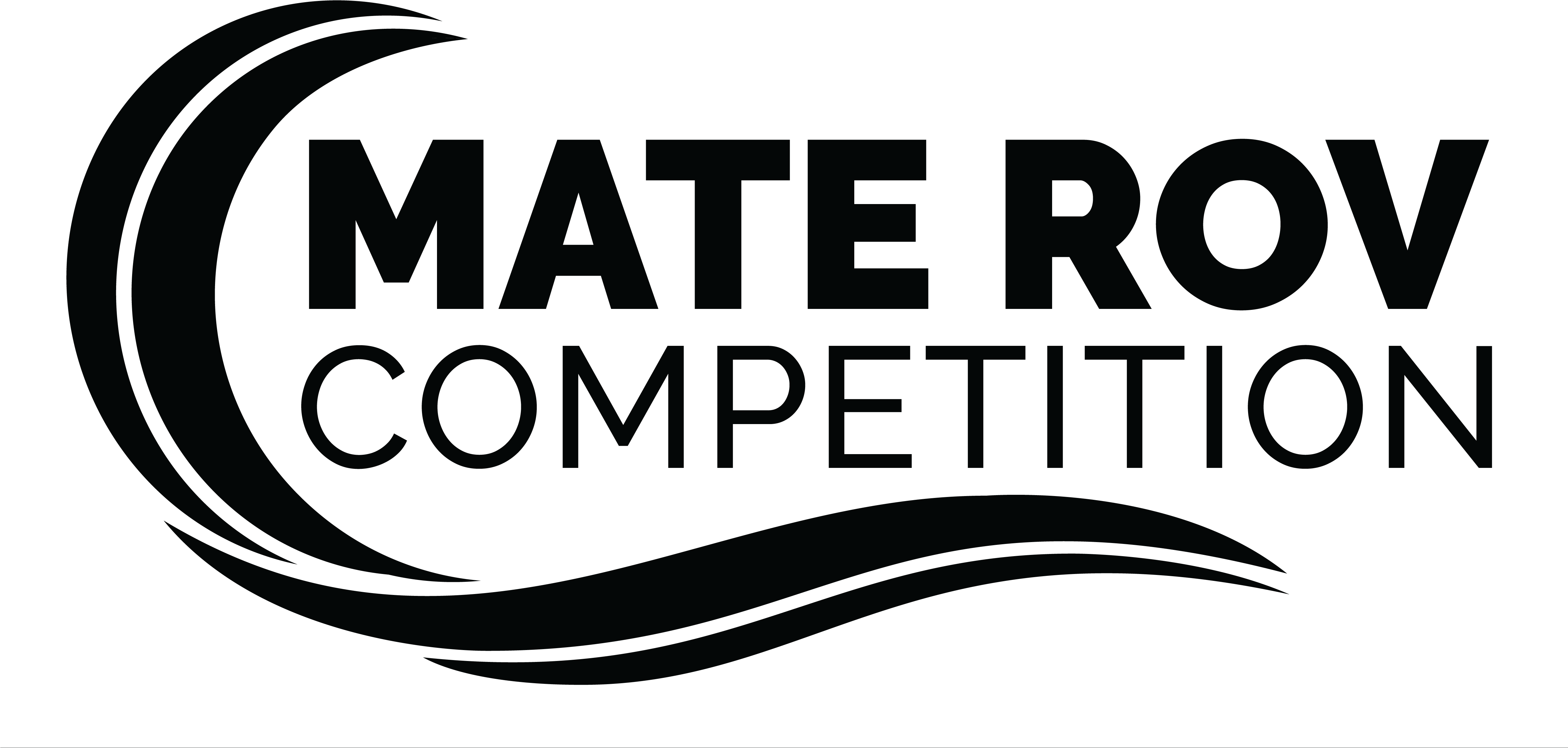 Mate Rov Competition Logo, Black - Graphic Design (5008x2636), Png Download