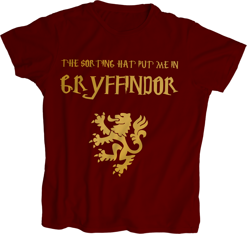 Gryffindor T-shirt (842x800), Png Download