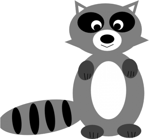 Clipart Of A Raccoon (640x480), Png Download