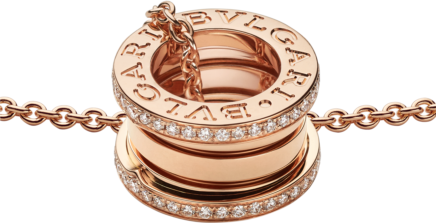 Zero1 Necklace Necklace Rose Gold Pink - Necklace (1800x1405), Png Download