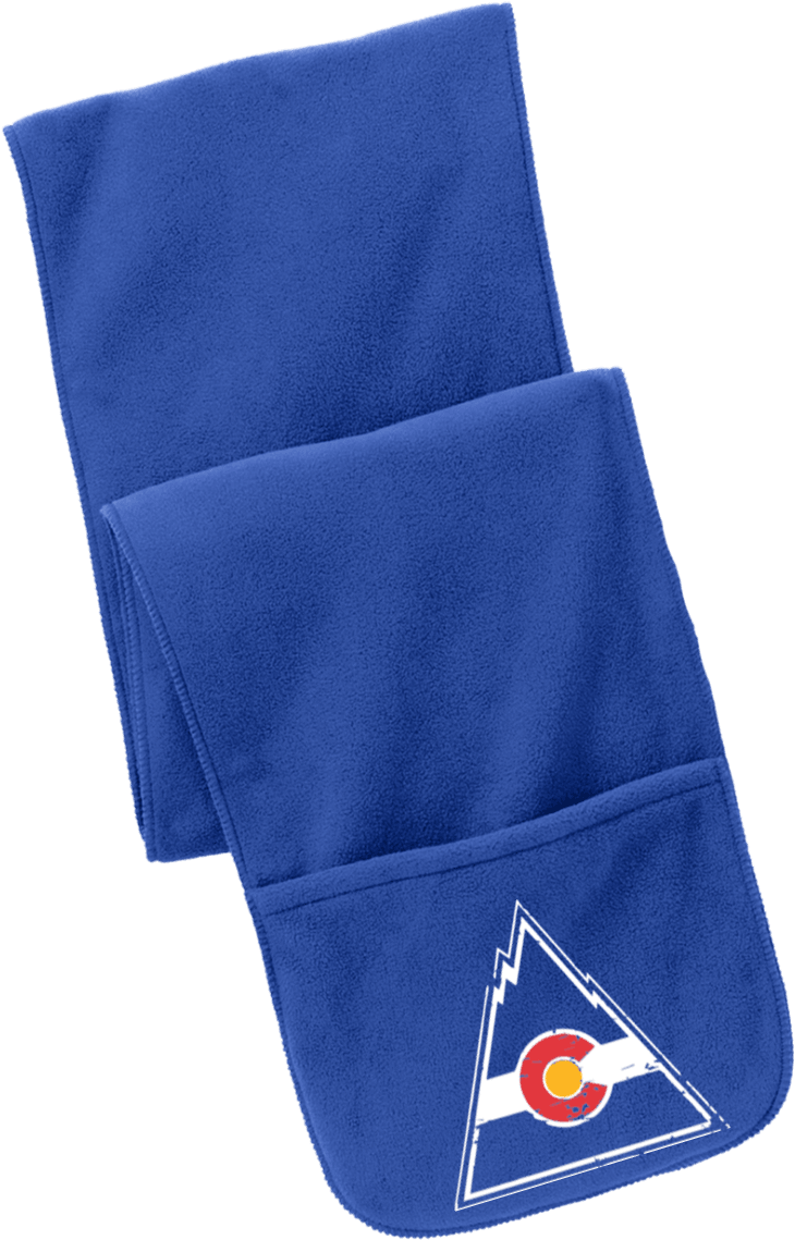 Cyber Special Colorado Rockies Fleece Scarf With Pockets - Patchwork (1155x1155), Png Download