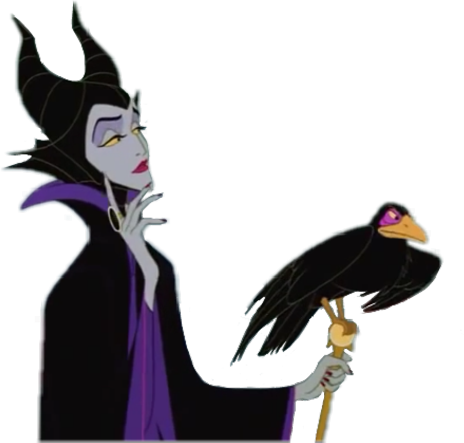 Maleficent Sticker - Cartoon (1024x911), Png Download