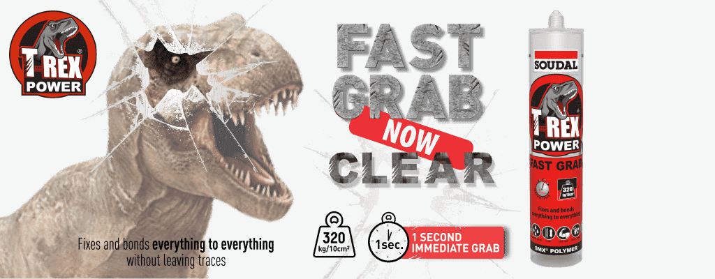 T-rex Soudal - Cat Yawns (1024x400), Png Download