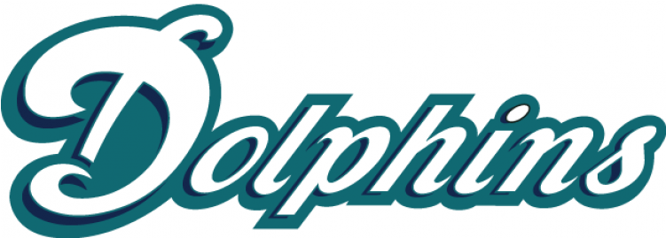 Miami Dolphins Iron On Stickers And Peel-off Decals - Miami Dolphins (750x930), Png Download