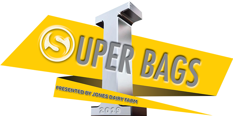 Super Bags Logo Resized - Signage (800x416), Png Download