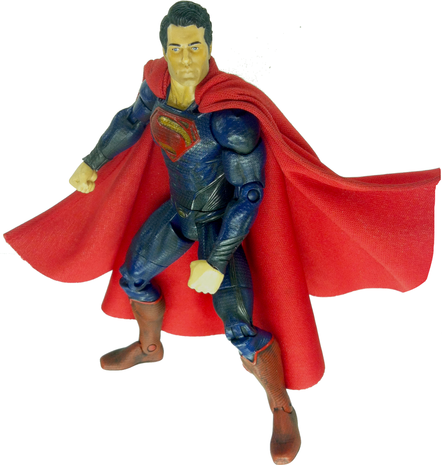Man Of Steel Movie Masters 2013 Mattel Play Arts Kai - Figurine (1460x1600), Png Download