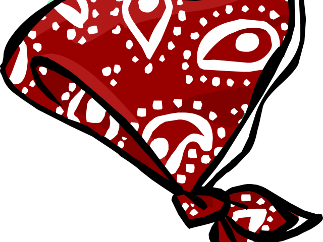 Handkerchief Clipart Bandana Headband - Green Bandana Transparent Background (640x480), Png Download