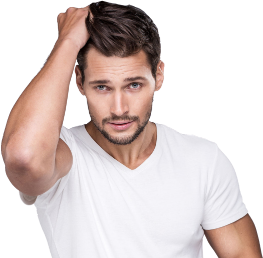 Best Hair Transplant In Mumbai - Hair Transplant Model (651x542), Png Download