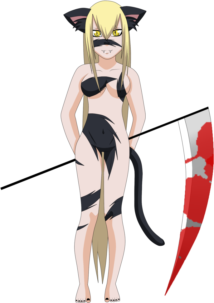 Neko Png - Cartoon (774x1032), Png Download