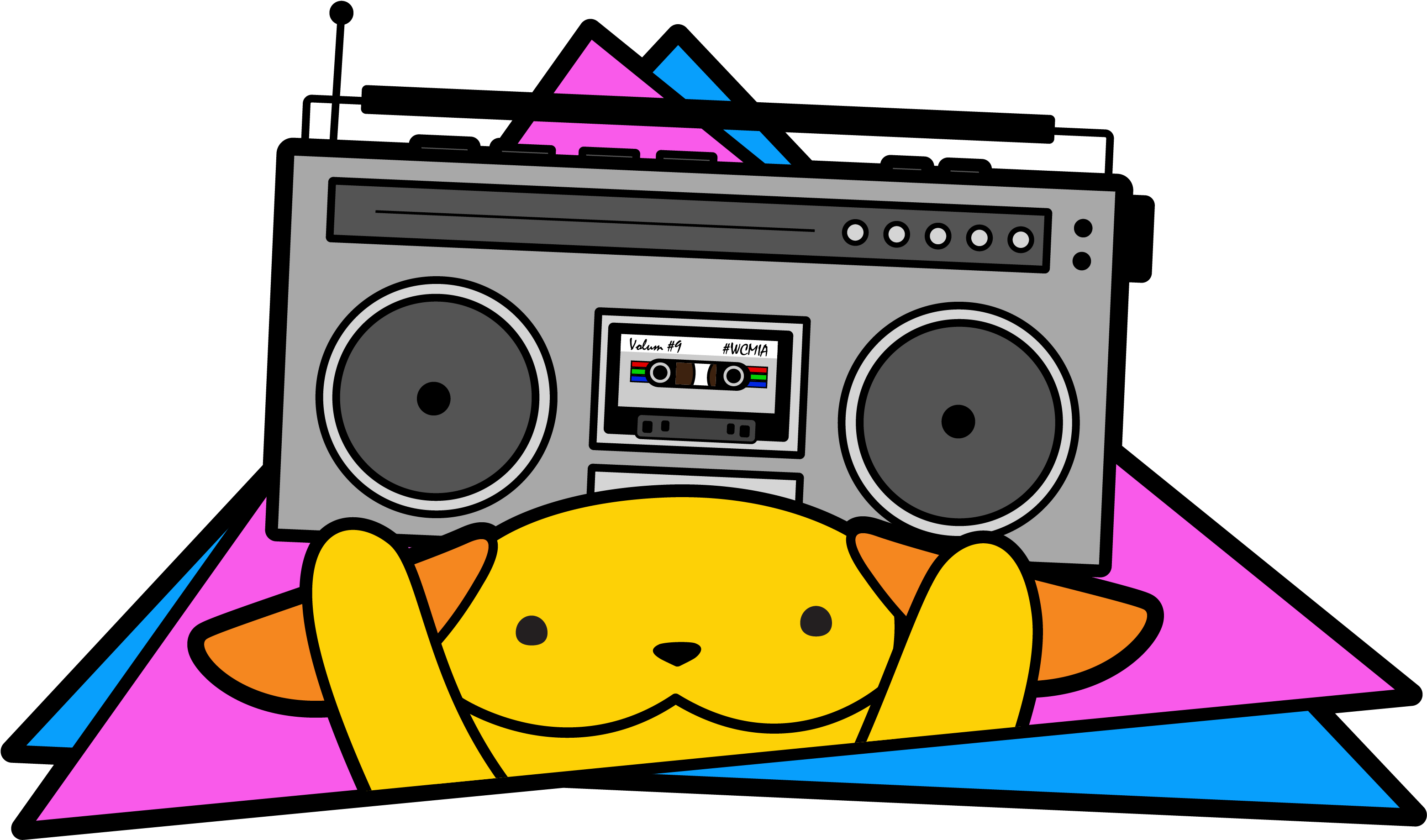 Png Transparent Stock Boombox Clipart Purple - Hip Hop Music Box Png (3124x2008), Png Download