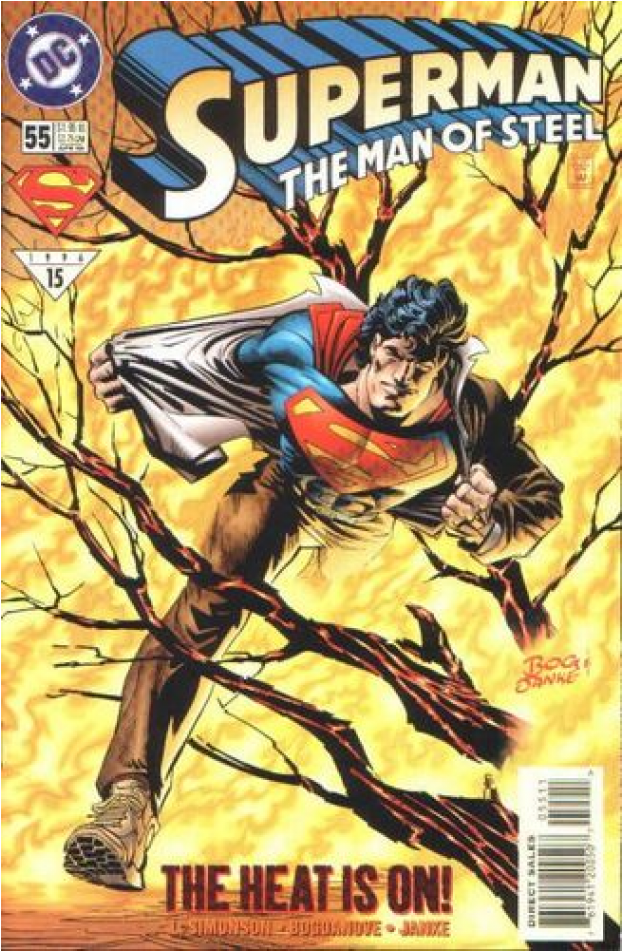 Купете Comics 1996-04 Superman - Superman (950x950), Png Download