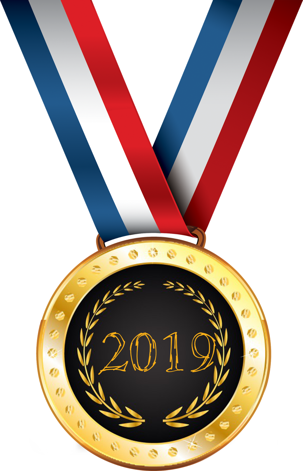 Download Hd Gold Medal Png Free Images Round Ribbon Vector Png Transparent Png Image Nicepng Com