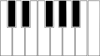 Piano - Piano Stencil (576x734), Png Download