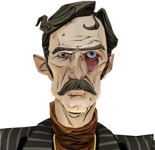 Alt Text - Crooked Man Wolf Among Us (620x620), Png Download