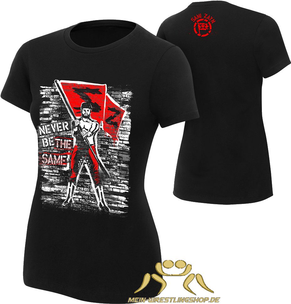 Sami Zayn - - Wwe Seth Rollins T Shirt (1001x1001), Png Download