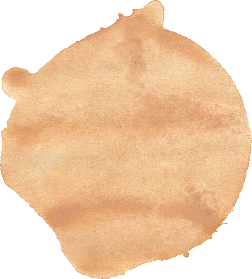 Free Download - Brown Circle Watercolor Png (863x956), Png Download