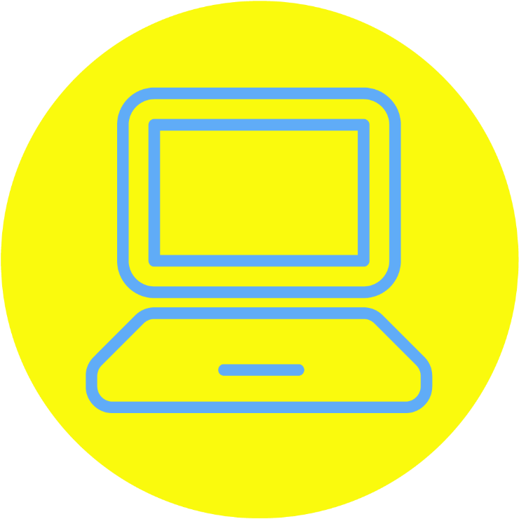 Blog Yellow Circle Pmg - Icon (750x758), Png Download