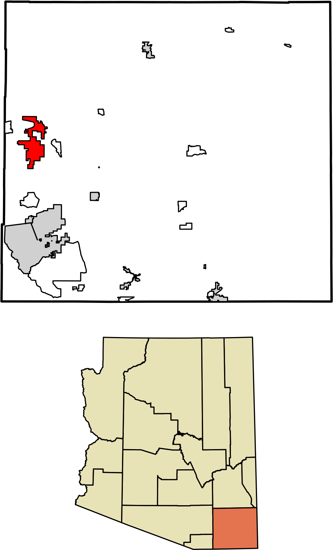 Benson, Arizona - Arizona (1200x1931), Png Download