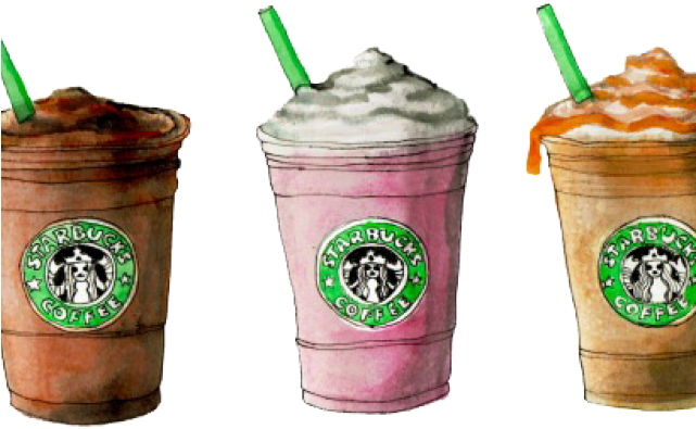 Starbucks Clipart Tumblr Hipster - Starbucks (640x480), Png Download
