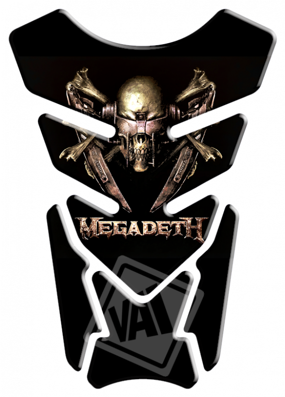 Adesivo Protetor De Tanque Megadeth - Adesivos Homem De Ferro (800x800), Png Download