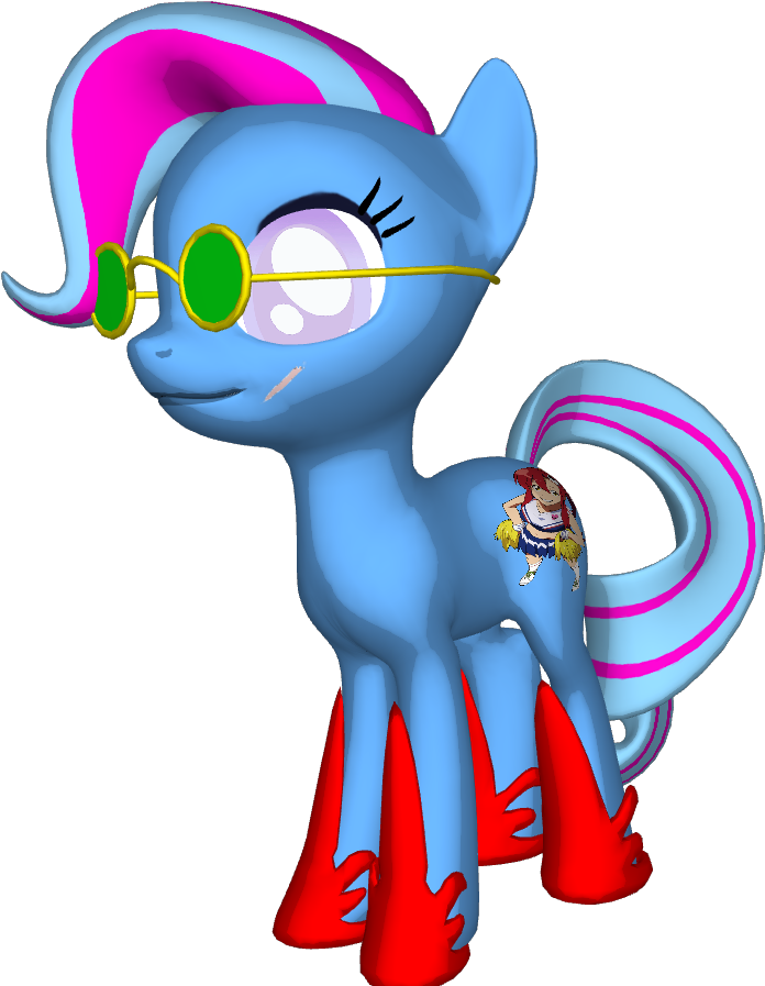 3d, Blind, Clothes, Derpibooru Exclusive, Donut Steel, - Cartoon (1200x900), Png Download