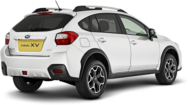 Subaru Xv Suv Rear View - Subaru Mpv (685x513), Png Download