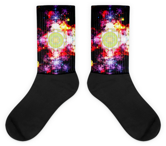 Star Lord Yantra - Sock (600x600), Png Download