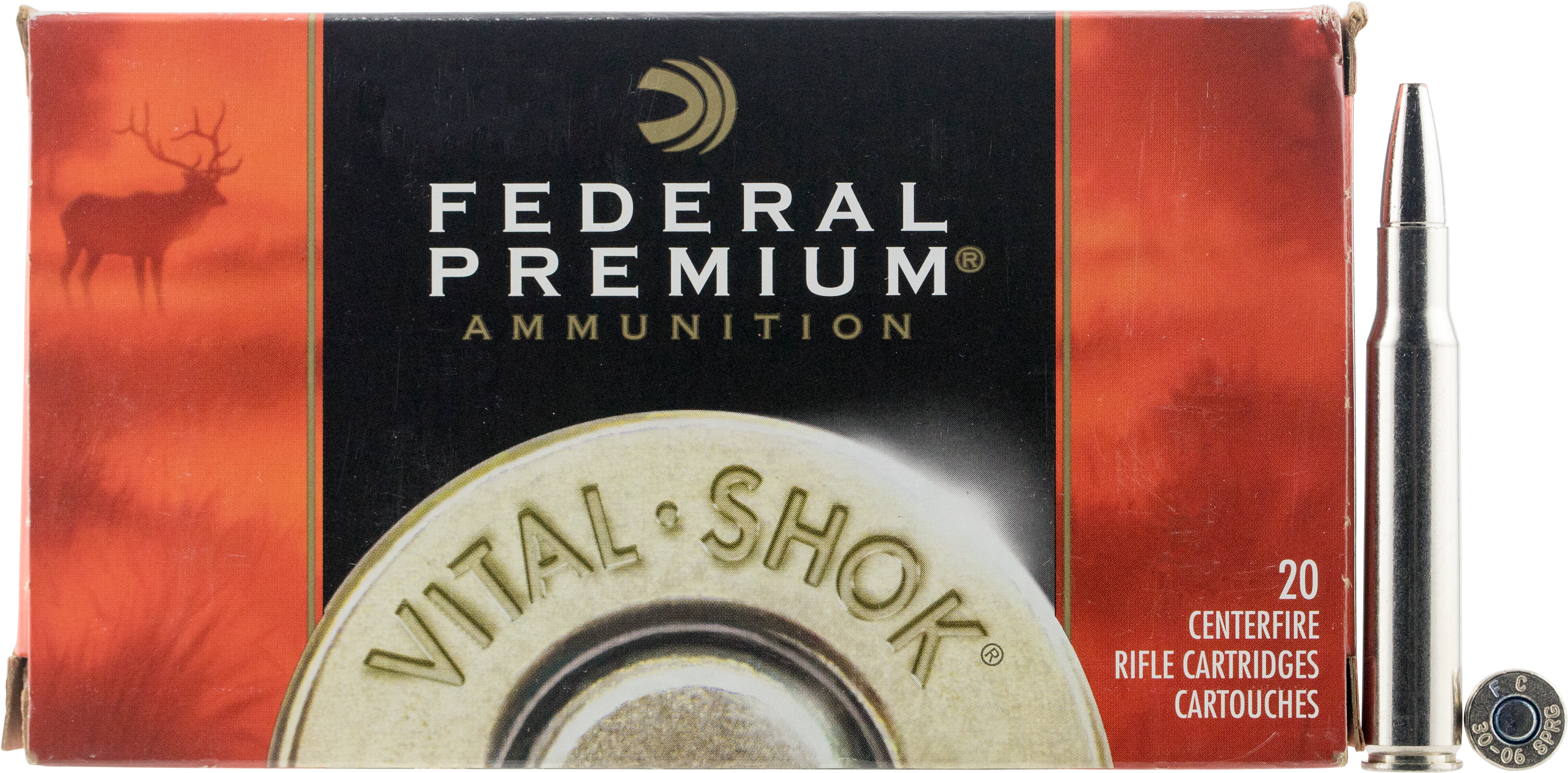 Federal P3006t5 Premium 30-06 Springfield 200 Gr Trophy (4457x2250), Png Download