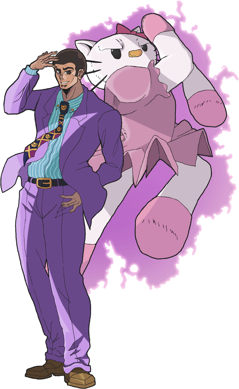 Jojo's Bizarre Adventure Commission - Cartoon (1280x1580), Png Download