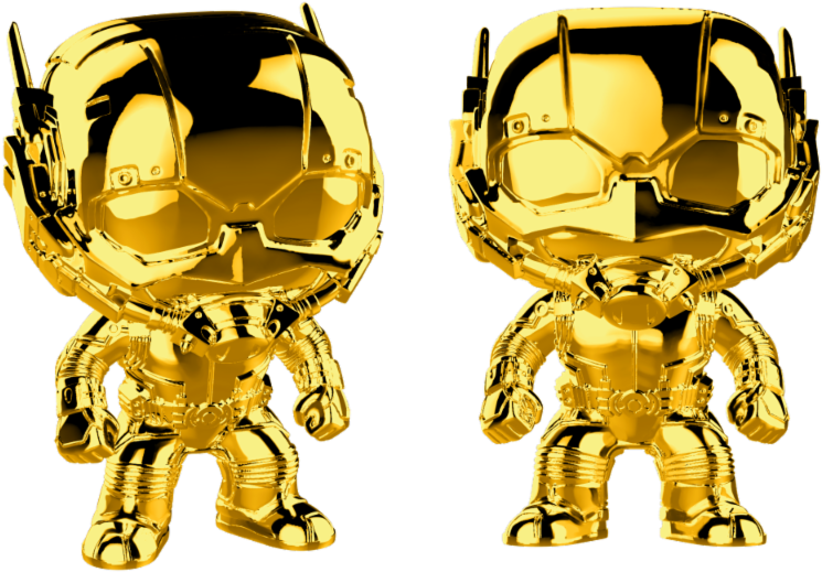 Marvel Studio The First 10 Years Ant-man Chrome Funko - Ant Man Funko Pop Chrome (800x553), Png Download