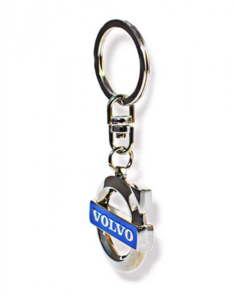 Μεταλλικό Μπρελόκ Volvo Logo - Keychain (600x600), Png Download