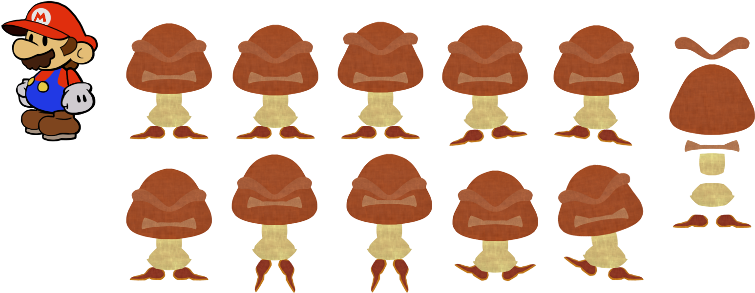 Click For Full Sized Image Mural Goomba - Gelato (1592x646), Png Download