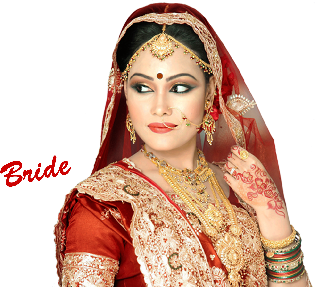 Indian Bridal Hd Png (1400x1200), Png Download