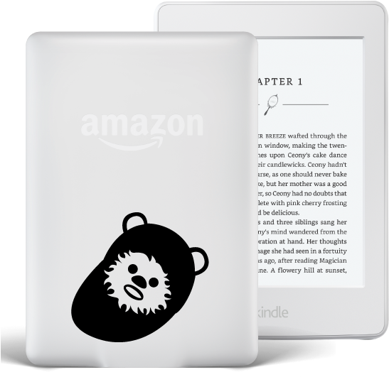 Star Wars Ewok Kindle Vinyl Decal Sticker - Illustration (660x660), Png Download