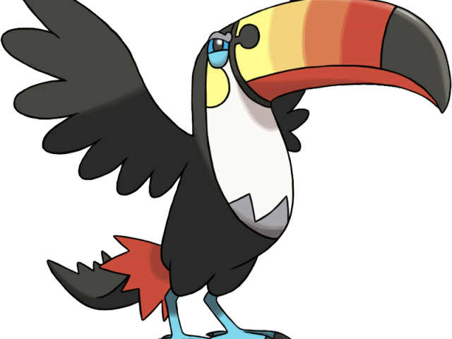 Toucan Clipart Rare Bird - Pokemon Toucannon (640x480), Png Download