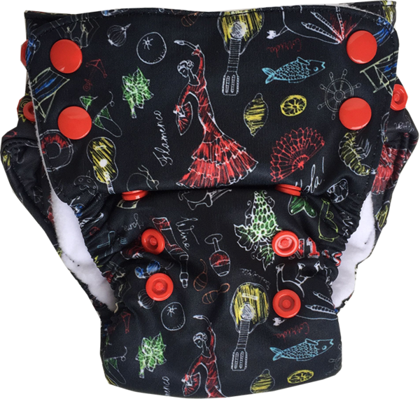 La Vida Neo V2 All In One Diaper - Shoulder Bag (600x570), Png Download