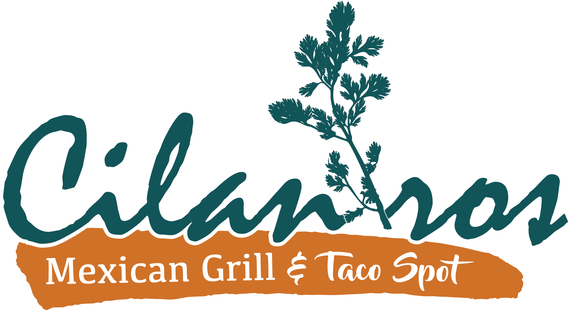 Cilantros Mexican Grill - Illustration (1844x996), Png Download