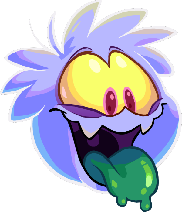 Spookypuffle - Club Penguin Halloween (600x698), Png Download