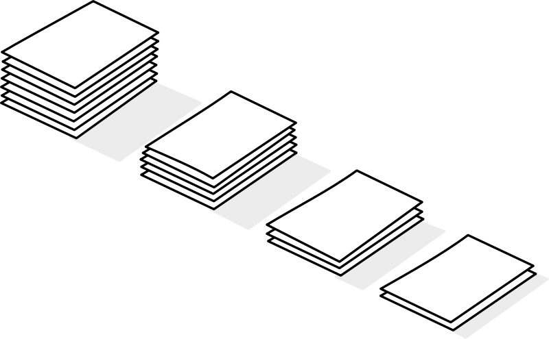 Piles Of Paper / Piles De Papier Png Images (600x371), Png Download