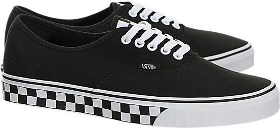 Vans Authentic (black) - Skate Shoe (650x650), Png Download