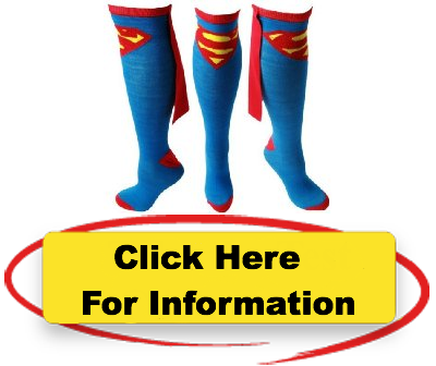 Superman Logo Dc Comics Superhero Cape Knee High Socks - Bmc Group (400x336), Png Download