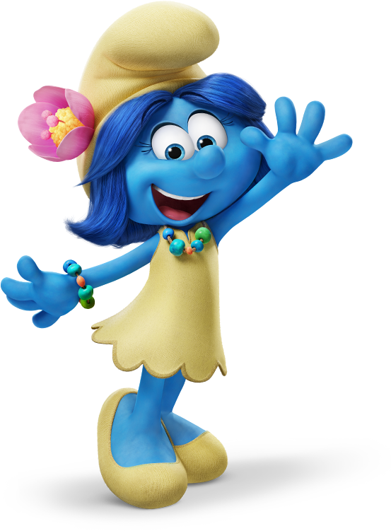 You Know, After Seeing Smurfblossom's Description, - Smurfs The Lost Village Smurf Blossom (553x751), Png Download