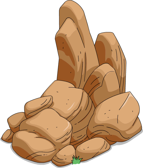 Rock Pile - Pile Rock (477x561), Png Download