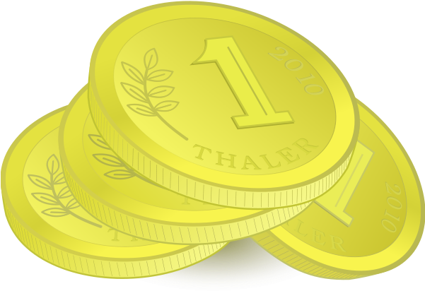 Pile Of Golden Coins Png Images (600x420), Png Download