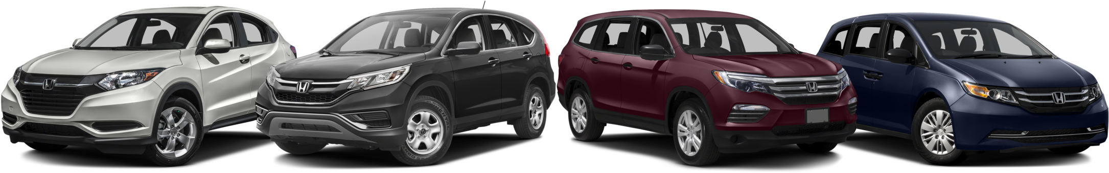 Honda Suv And Van Lineup - Adesivo Soleira Resinada Honda Hr-v (2220x480), Png Download