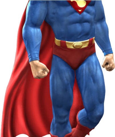 Superman Clipart 3d Png - Superman Superhero Christopher Reeve Jumpsuit Red Cape (640x480), Png Download