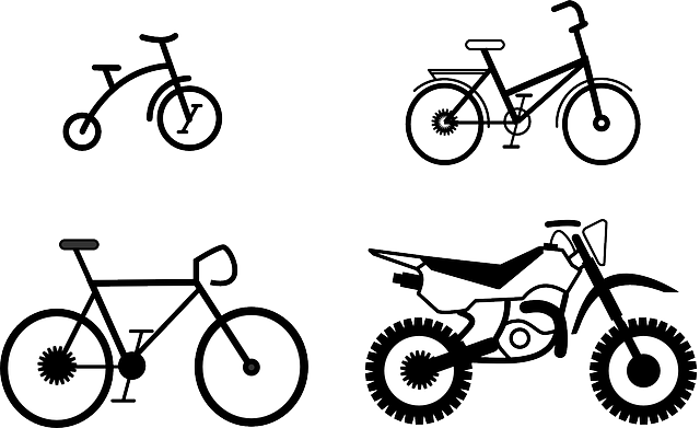 Bicycle, Bike, Speed, Tricycle, Motorbike, Pictogram - Bike Clip Art (640x391), Png Download