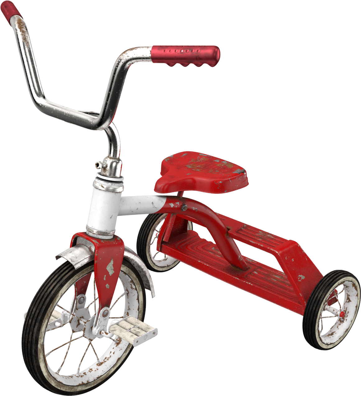 Dirty Vintage Tricycle Png Image - Png Transparent Retro (2048x2048), Png Download
