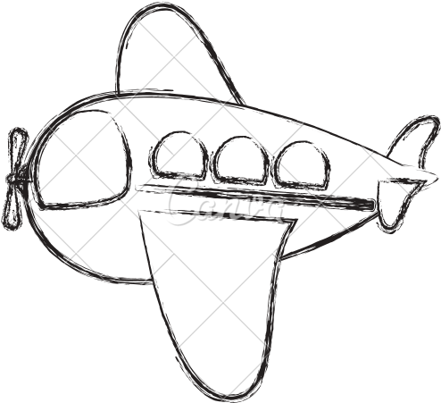 Clipart Transparent Stock Boat At Getdrawings Com Free - Airplane Drawing Png (550x550), Png Download