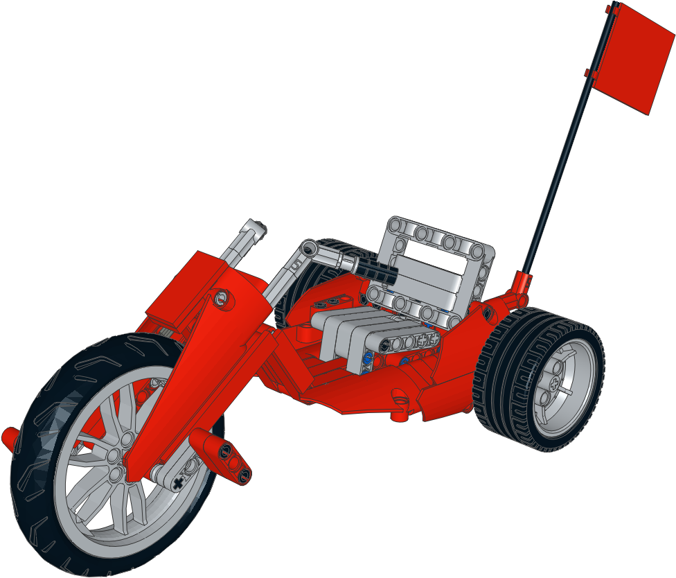 Tricycle - Toy Vehicle (1276x865), Png Download